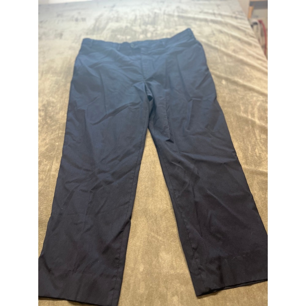 J.S. A. Bank Signature Collection Mens Navy Blue Dress Pants Trousers